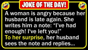 Funny Joke: The Note