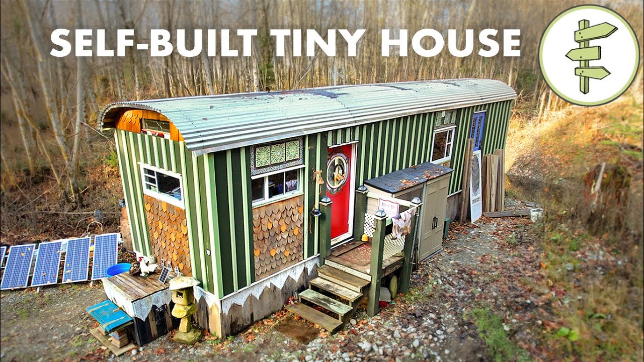 Retired Woman Builds Her Own Affordable Off-Grid Tiny House