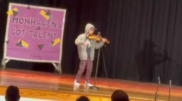 Boy Shocks the Crowd at a Talent Show With His Violin Skills