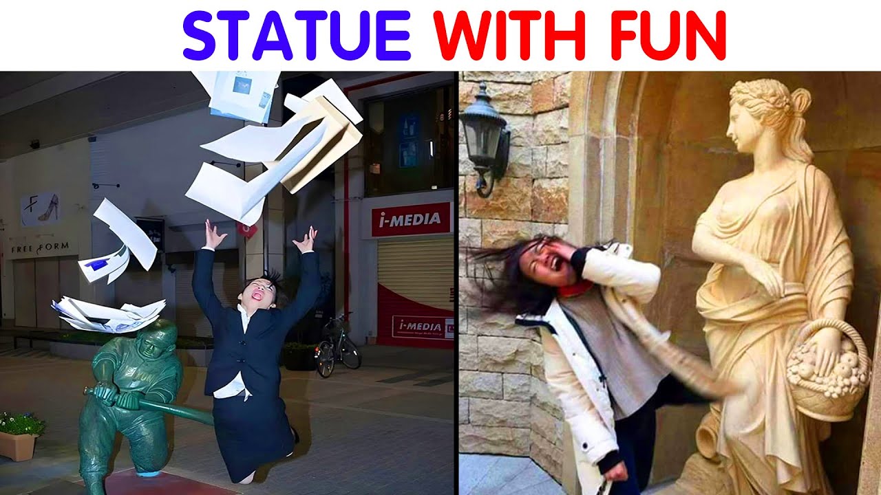 People Who Made the Absolute Most of a Photo With a Statue