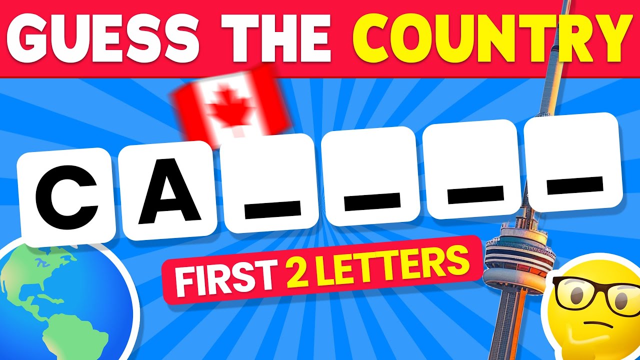 Quiz: Can You Guess The Country By First 2 Letters?