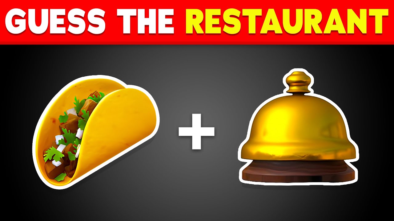 Quiz: Guess The Fast Food Restaurants by Emoji