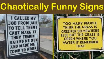 Chaotically Funny Signs