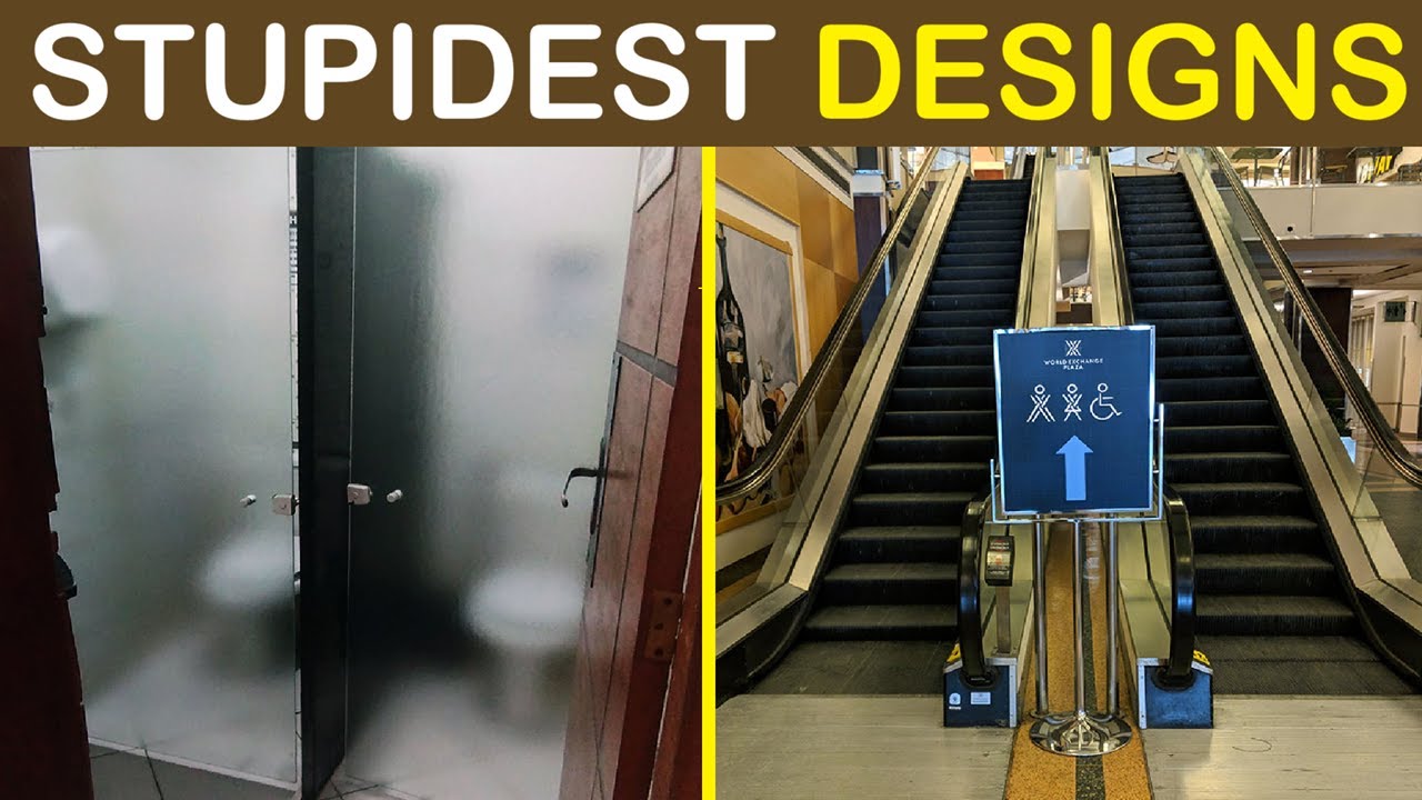 Stupidest Design Decisions People Have Encountered in Public Places