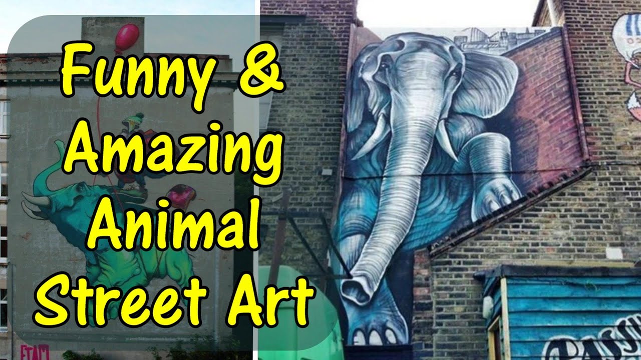 Funny And Amazing Animal Street Art