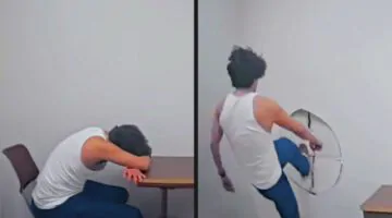 Suspect Escapes Interrogation Room