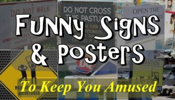 Funny Signs And Posters To Keep You Amused
